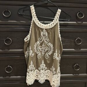 Boho sleeveless top